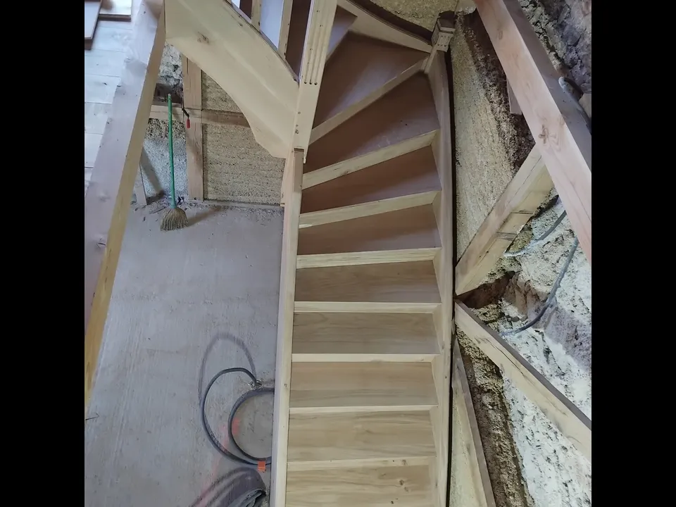 Escalier en bois